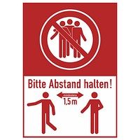 abstand halten